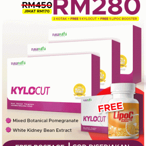 Kylocut 3 Kotak PERCUMA 1 + LipoC